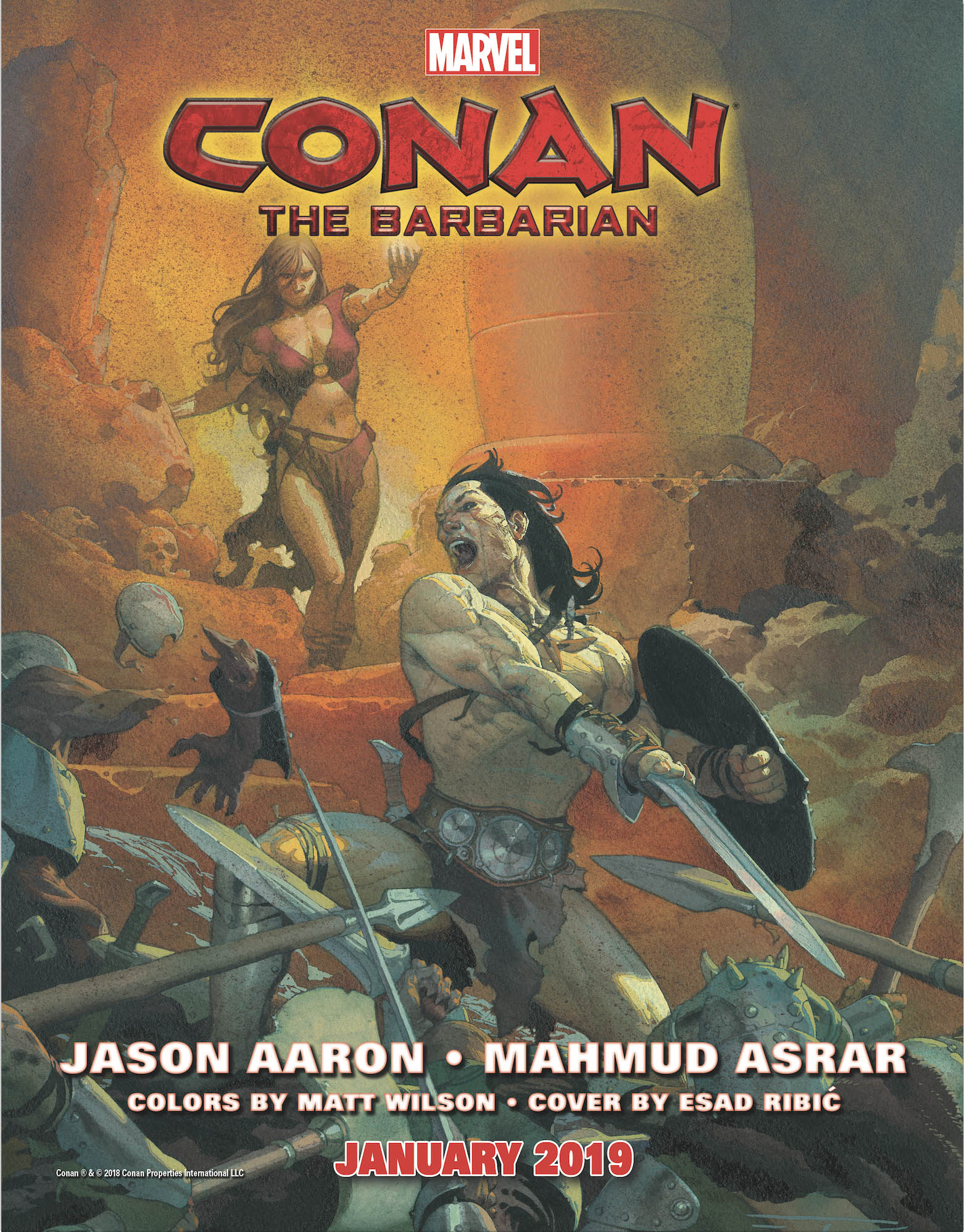 Marvel Comics - Conan the Barbarian - issue 01 - Cover