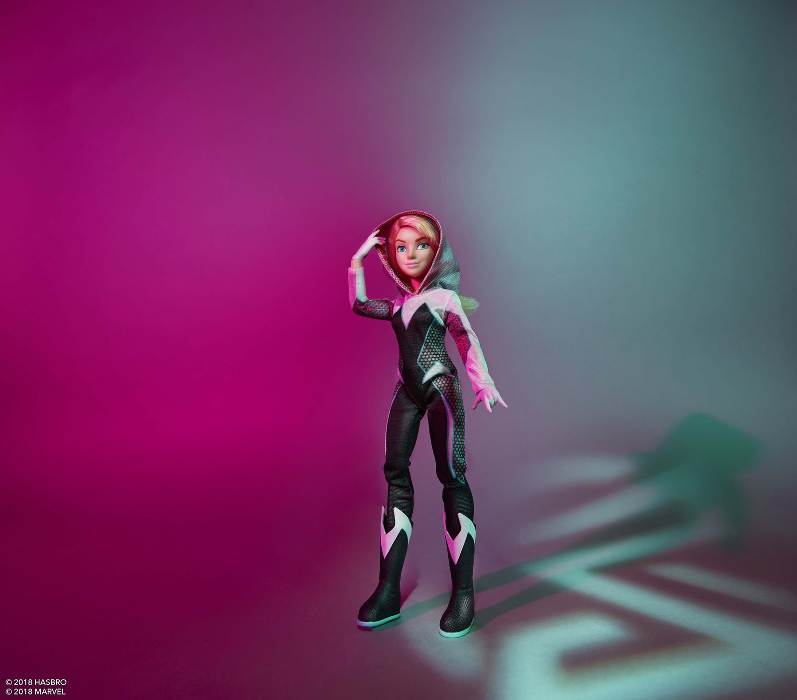 Marvel Rising Secret Warriors Ghost-Spider Gwen Stacy Secret Identity 12” Figure 