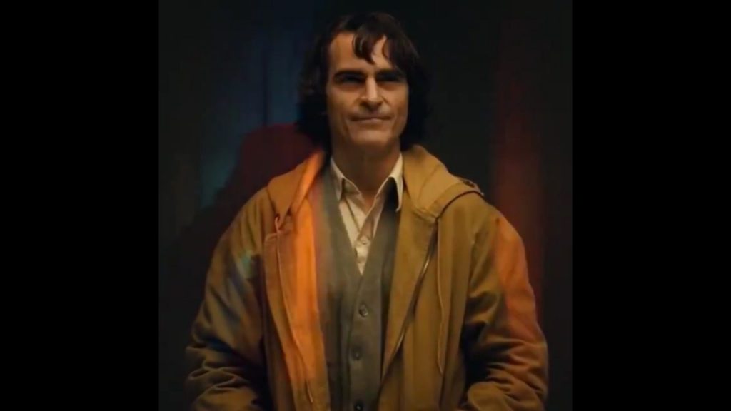 Joaquin Phoenix Looks Maniacal in Full Joker Makeup