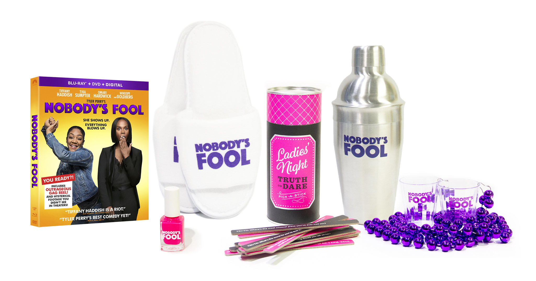 Nobody's Fool. Prize package.