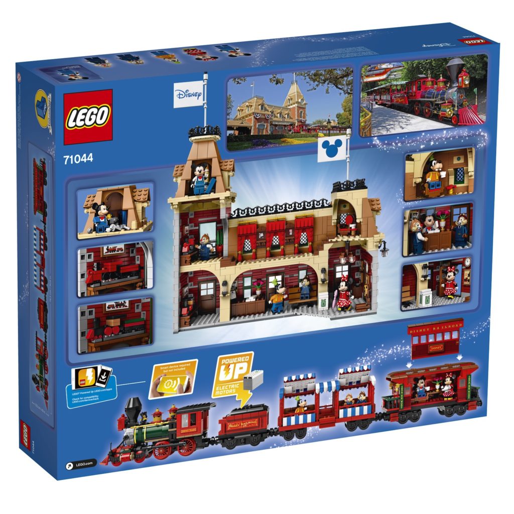 disneyland train station lego set