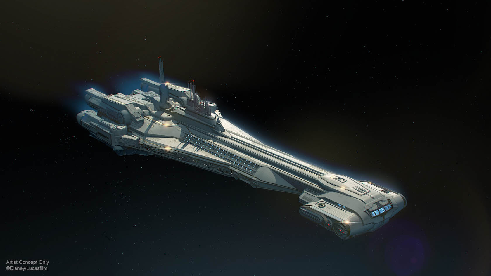 Star Wars - Galactic Starcruiser - Concept Art - The Halcyon - 01