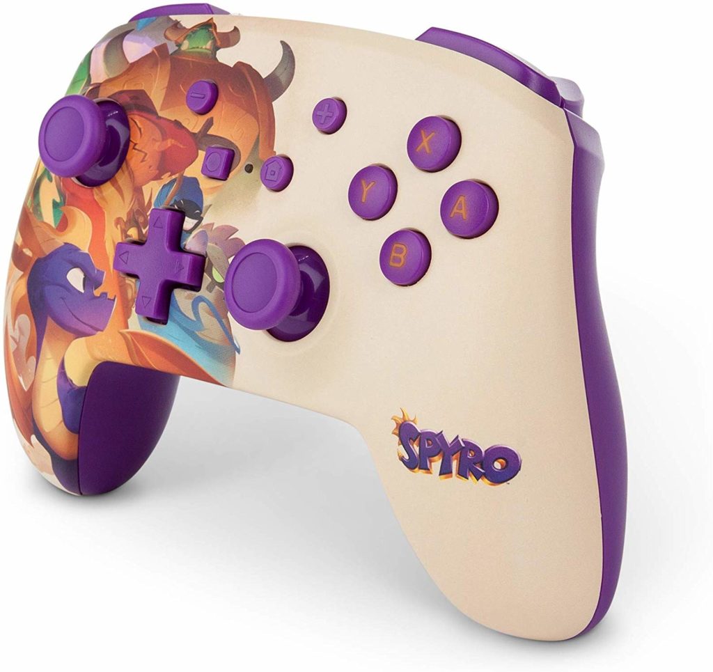 Pyro Switch Controller Check out this fiery Spyro-themed Nintendo Switch controller
