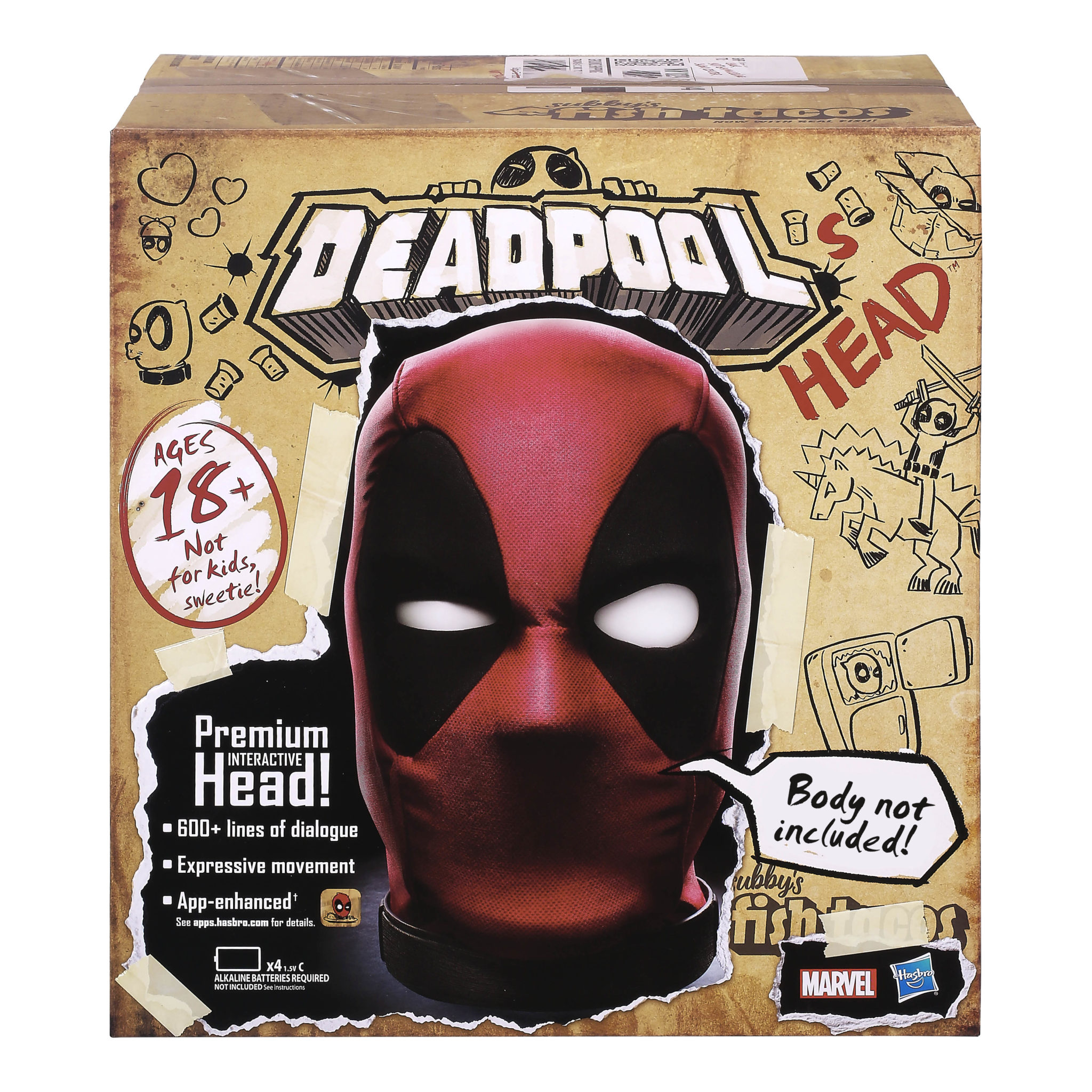 Hasbro announces Marvel Legends Deadpool Interactive Head