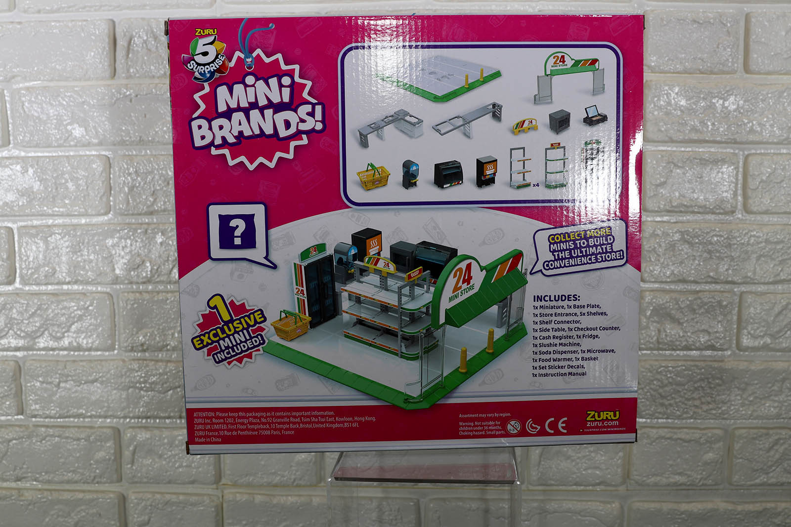 Mini Brands 5 Surprise Mini Brands Mini Convenience Store Playset with 1  Exclusive Mini by ZURU - R Exclusive