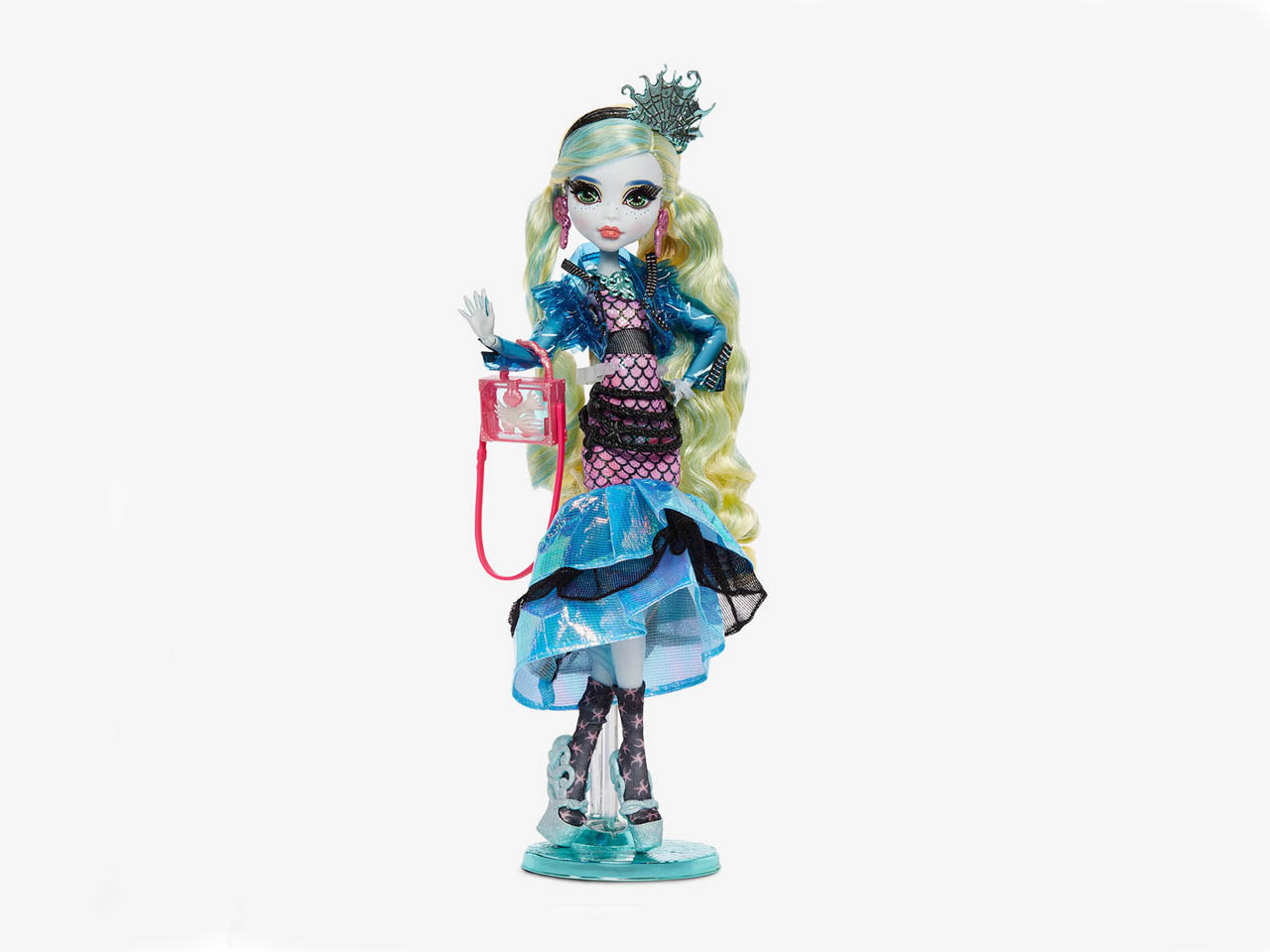 Monster High Doll - Lagoona Blue - Grey with Blue Hair - wide 4