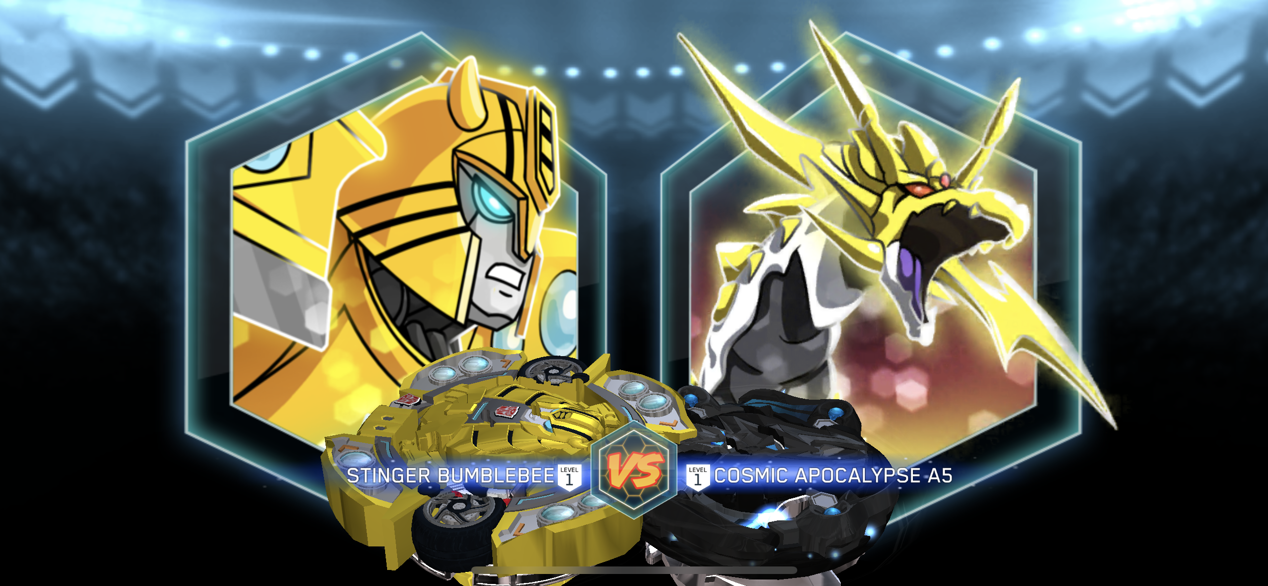 Transformers and Beyblade collide with digital tops