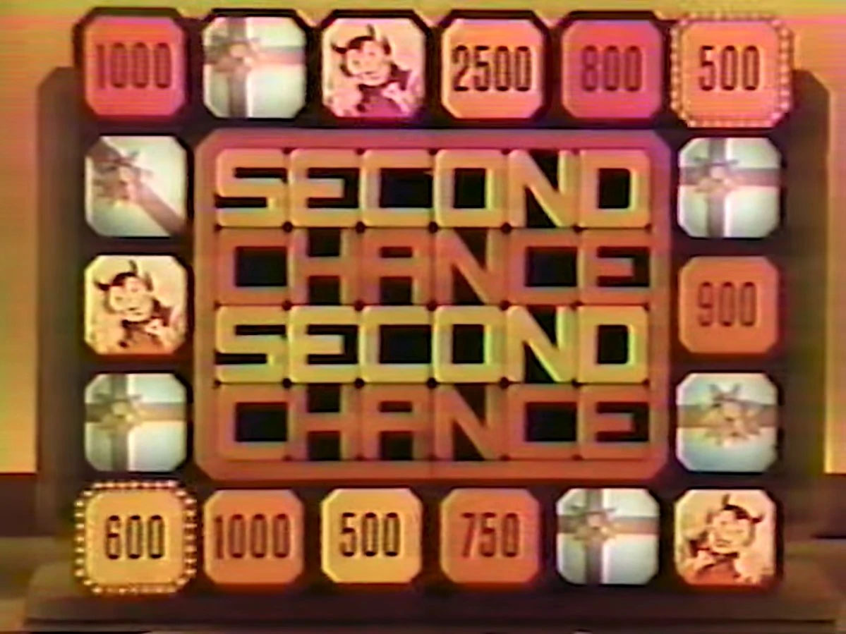 Forgotten 70s Game Shows - Second Chance Game Board - 01