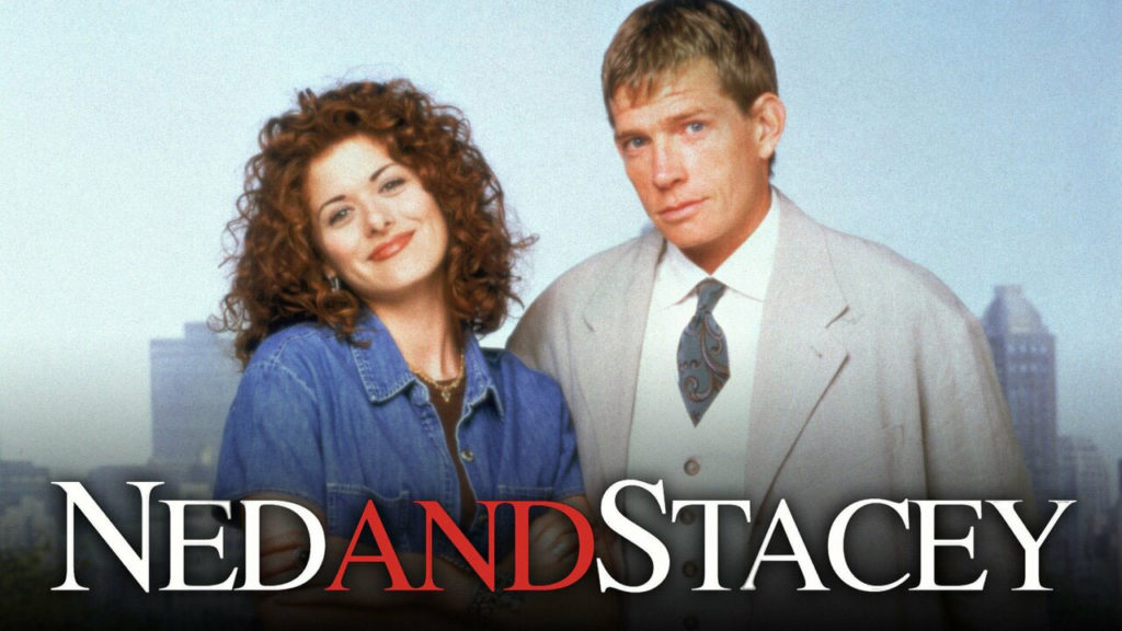 Ned and Stacey promo photo from 1990s sitcom
