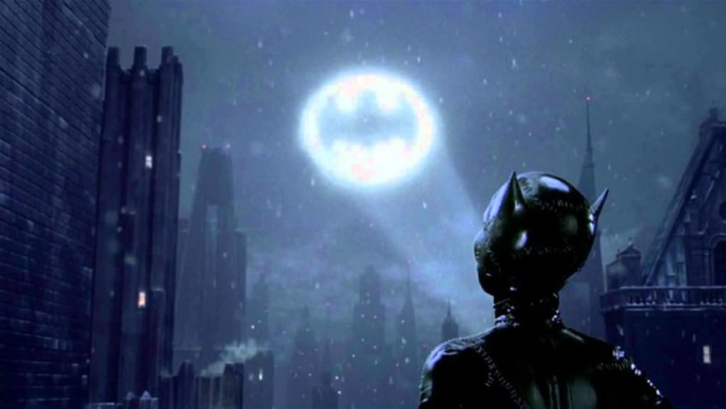 Cult Classic Christmas Movies - Catwoman on a snowy rooftop in Batman Returns