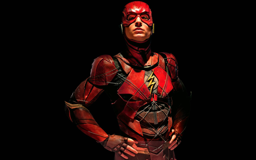Ezra Miller as The Flash in 2017 Justice League movie