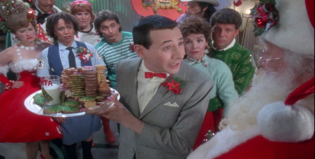 Lost 80s Christmas Specials -Pee-wee Herman on his Christmas special surrounded by guests