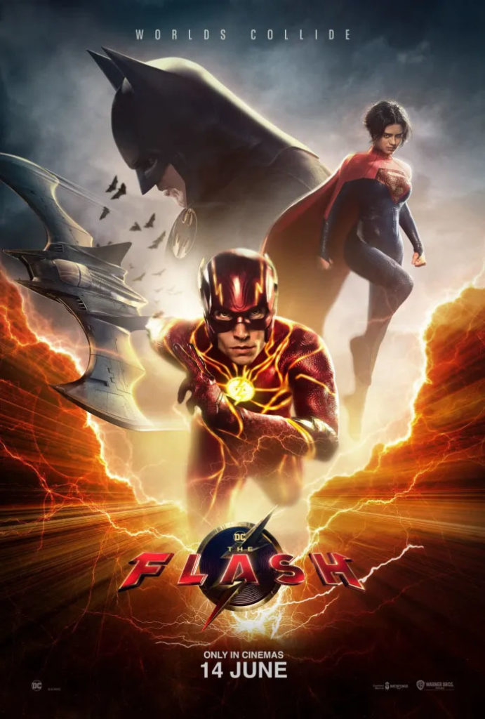Official poster for 2023 The Flash movie