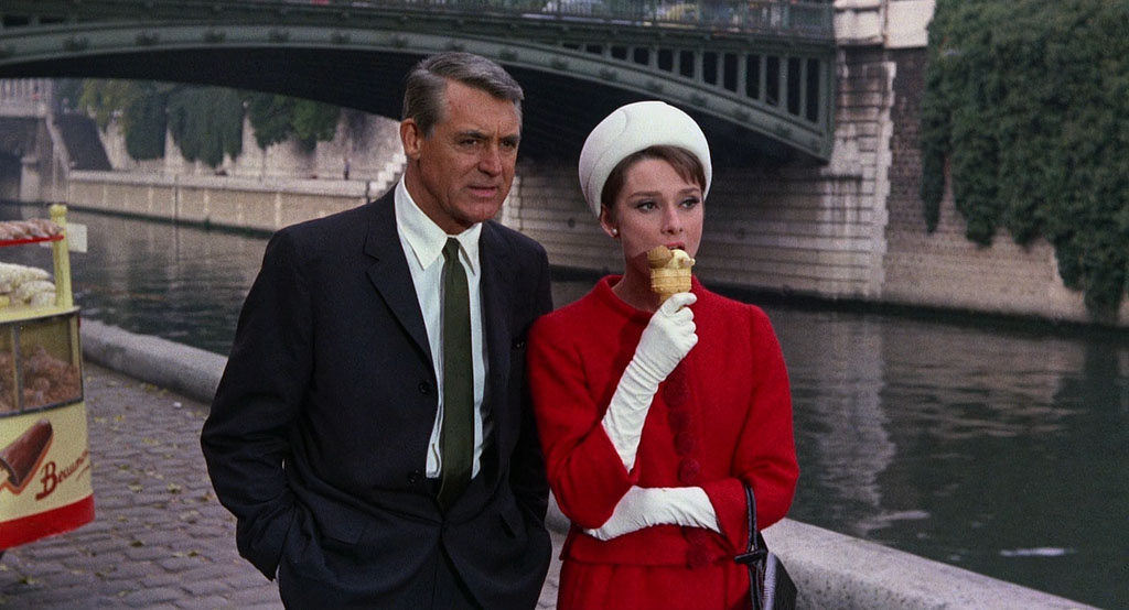 Underrated 1960s Movies - Audrey Hepburn and Cary Grant on a Paris street in Charade