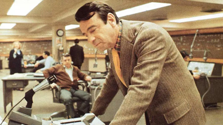 Walter Matthau monitoring the subway system in The Taking of Pelham One Two Three