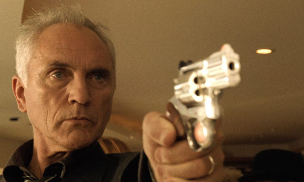 Underrated 1990s Movies - Terence Stamp in a tense standoff in The Limey