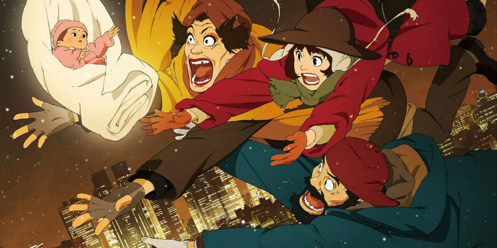 Tokyo Godfathers street scene