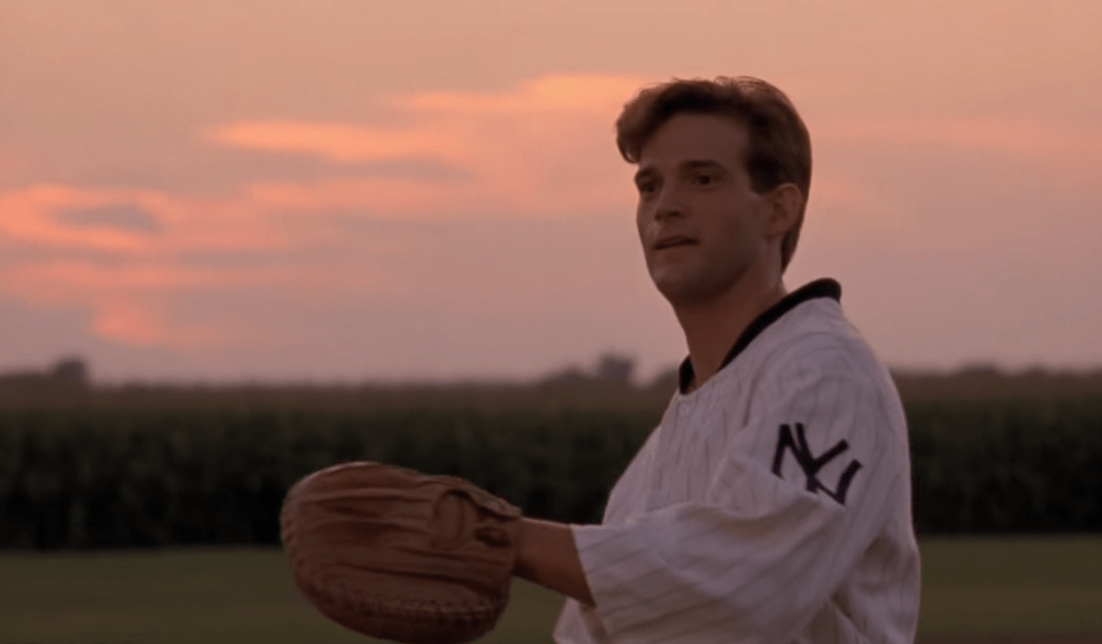Whatever Happened to the Sports Drama - Baseball field at sunset from Field of Dreams