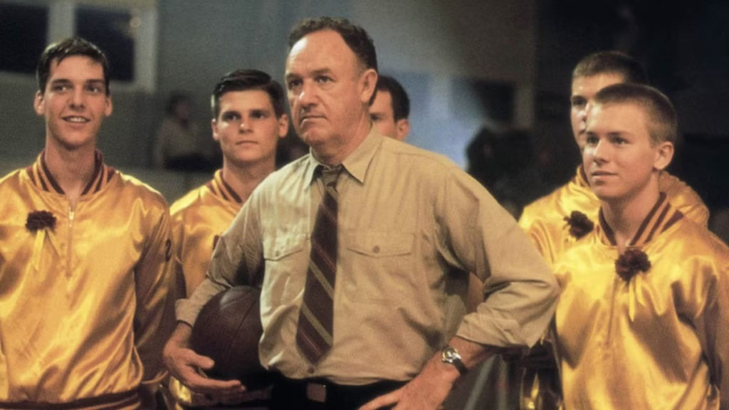 Whatever Happened to the Sports Drama - High school basketball team preparing for a game in Hoosiers