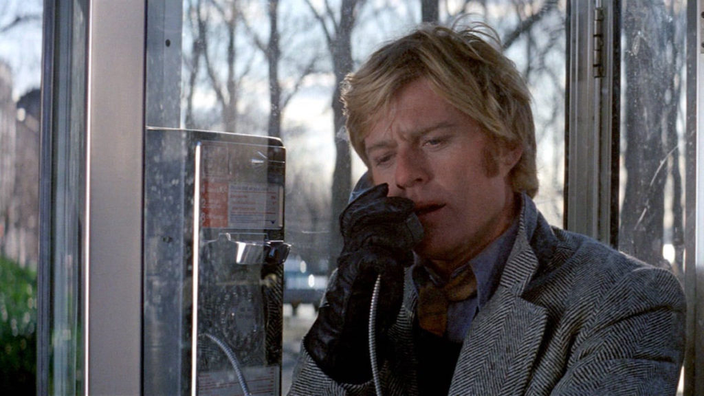 When Studios Made Smart Political Thrillers - Robert Redford in a suspenseful scene from Three Days of the Condor