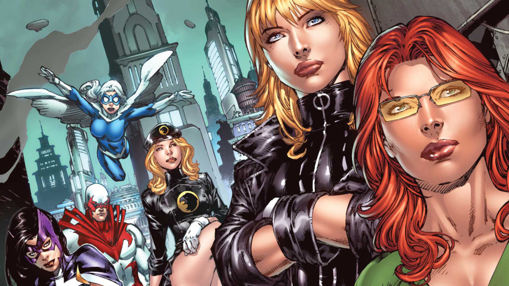 The Birds of Prey team assembled in DC Comics artwork