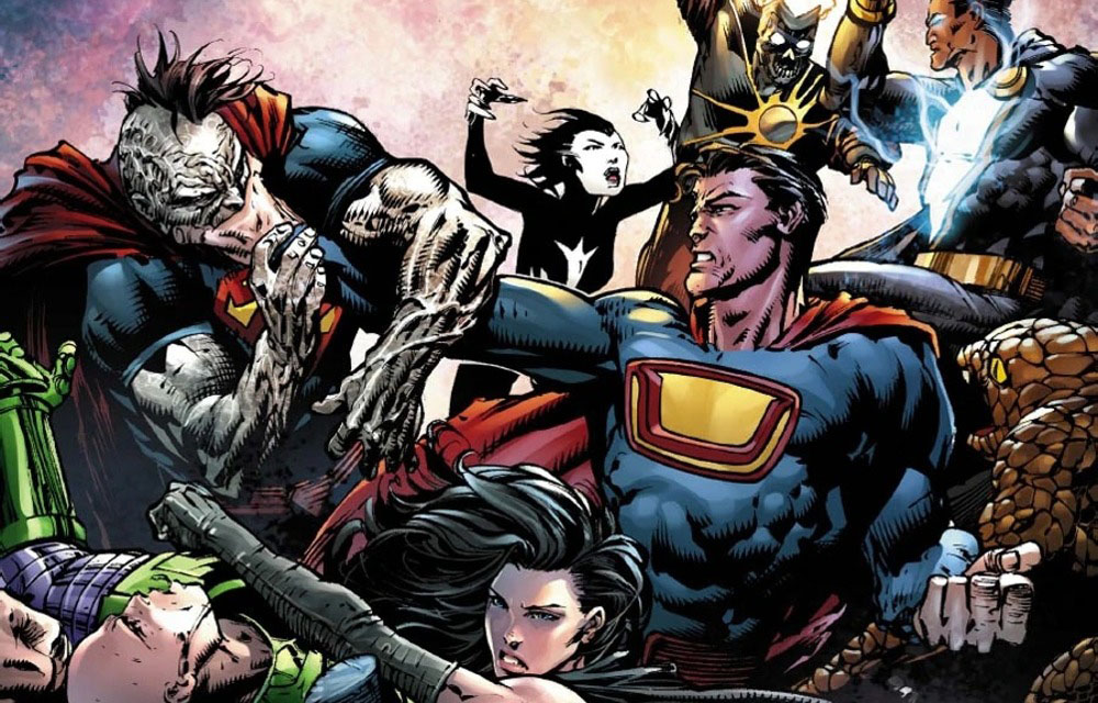 The Crime Syndicate during the Forever Evil storyline in DC Comics