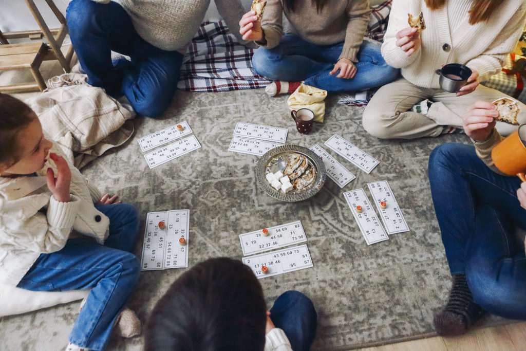 How to Host a Game Night for Large Groups - Selection of easy party games prepared for large group