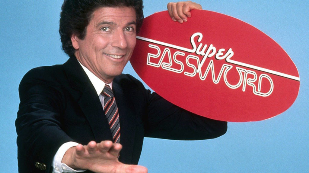 10 Forgotten TV Hosts of the 1980s - Bert Convy hosting Super Password