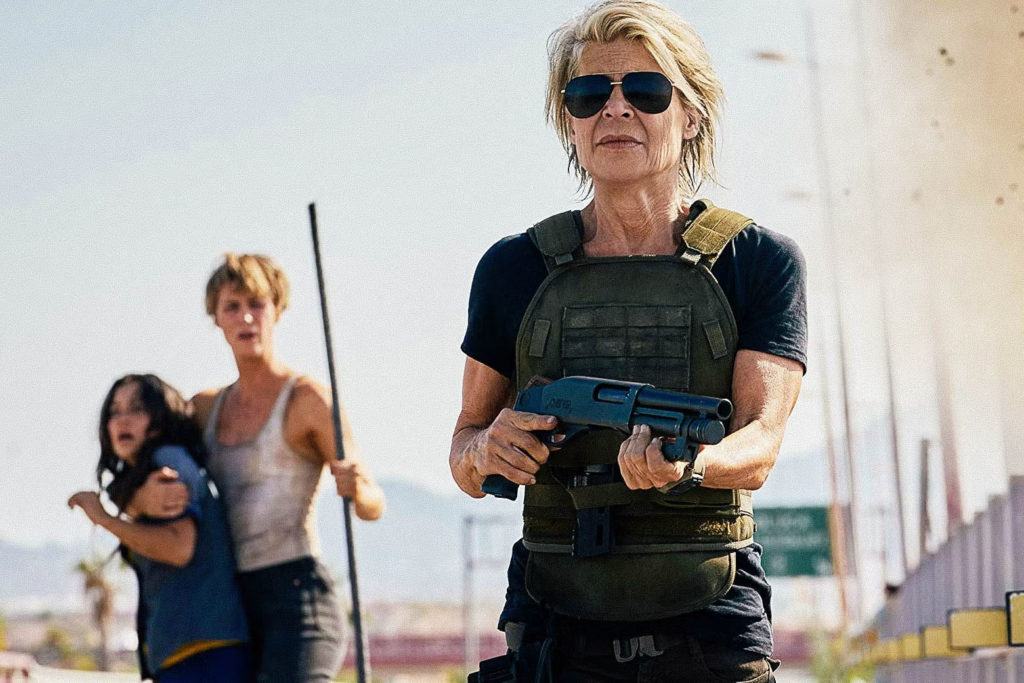Terminator Movies in Order - Sarah Conner in Terminator Dark Fate