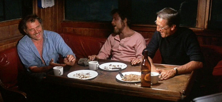 The Moment That Explains Why Jaws Still Works - Brody, Quint, and Hooper aboard the Orca in Jaws