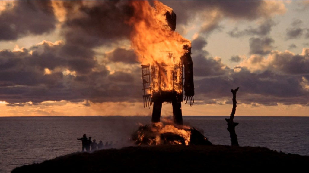 The Wicker Man - Cult Classics You Should Finally Watch - The Wicker Man set on fire