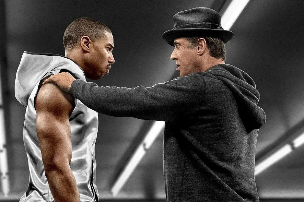 What Is a Legacy Sequel - Adonis being trained by Rocky in Creed