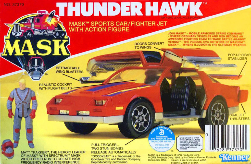 Why M.A.S.K. Toys Still Have One of the Best Gimmicks of the 1980s - A vintage Kenner M.A.S.K. Thunderhawk with Matt Trakker