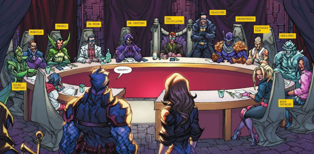 Who Are the Secret Society of Super Villains? DC’s Ultimate Criminal Alliance Explained - Secret Society of Super Villains planning a criminal operation in DC Comics artwork