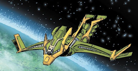 Who Are the Thanagarians? Hawkman’s Alien Race - Thangarian ship