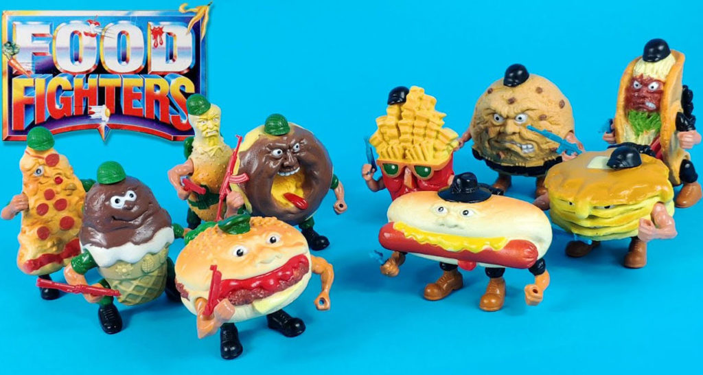 Why Food Fighters Toys Still Feel Like a Toy Line From Another Planet - Food Fighters Toys group shot from the Mattel toy line