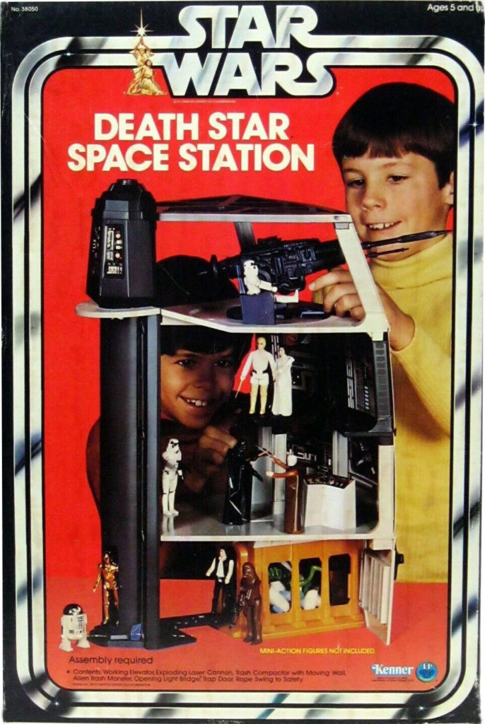 Why Vintage Toy Playsets Used to Feel So Much Bigger - Snake Mountain from the Masters of the Universe Origins toy line - Death Star Space Station from the Star Wars toy line