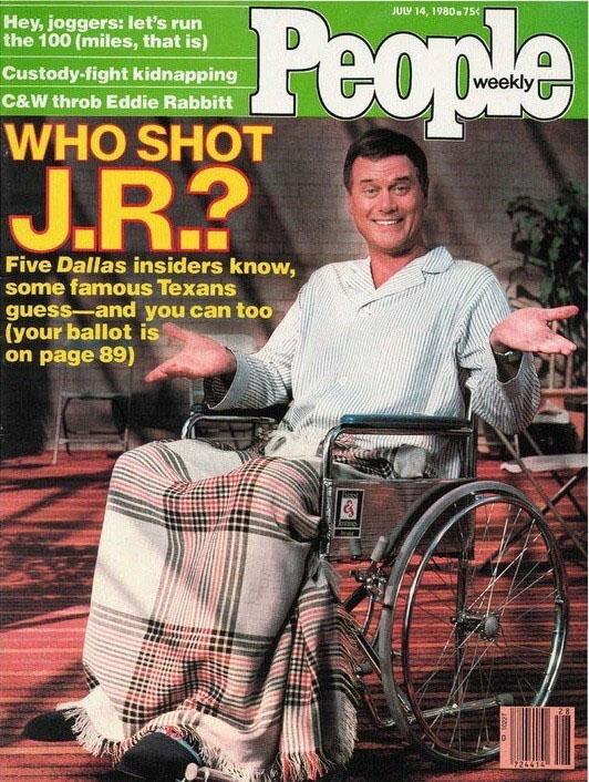 What Was a Sweeps Episode - Who Shot JR People Magazine Cover