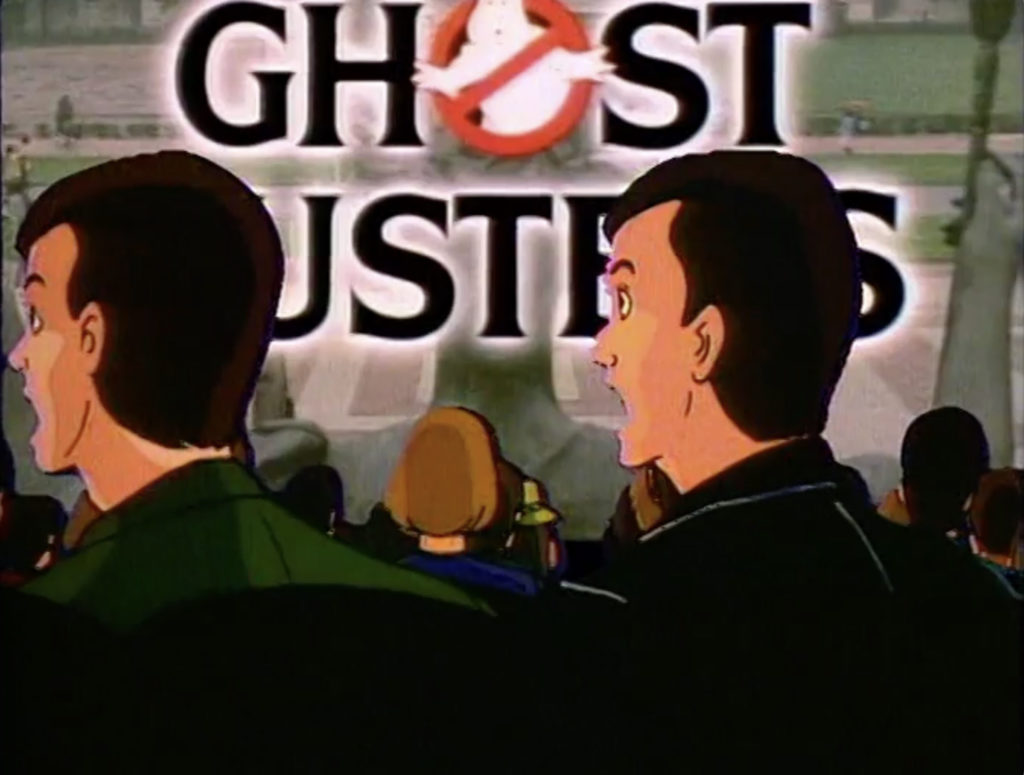 The Ghostbusters Movies in Order Complete Viewing Guide - The Real Ghostbusters watching Ghostbusters movie