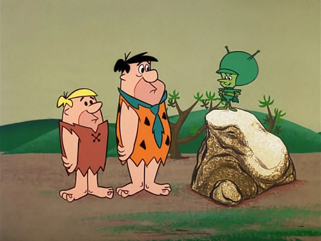What Does It Mean to Jump the Shark in Television? - The Great Gazoo talks with Fred and Barney on The Flintstones