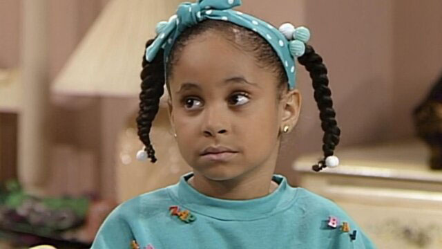 What Is the Cousin Oliver Syndrome in Television History - Raven-Symoné as Olivia on The Vosby Show