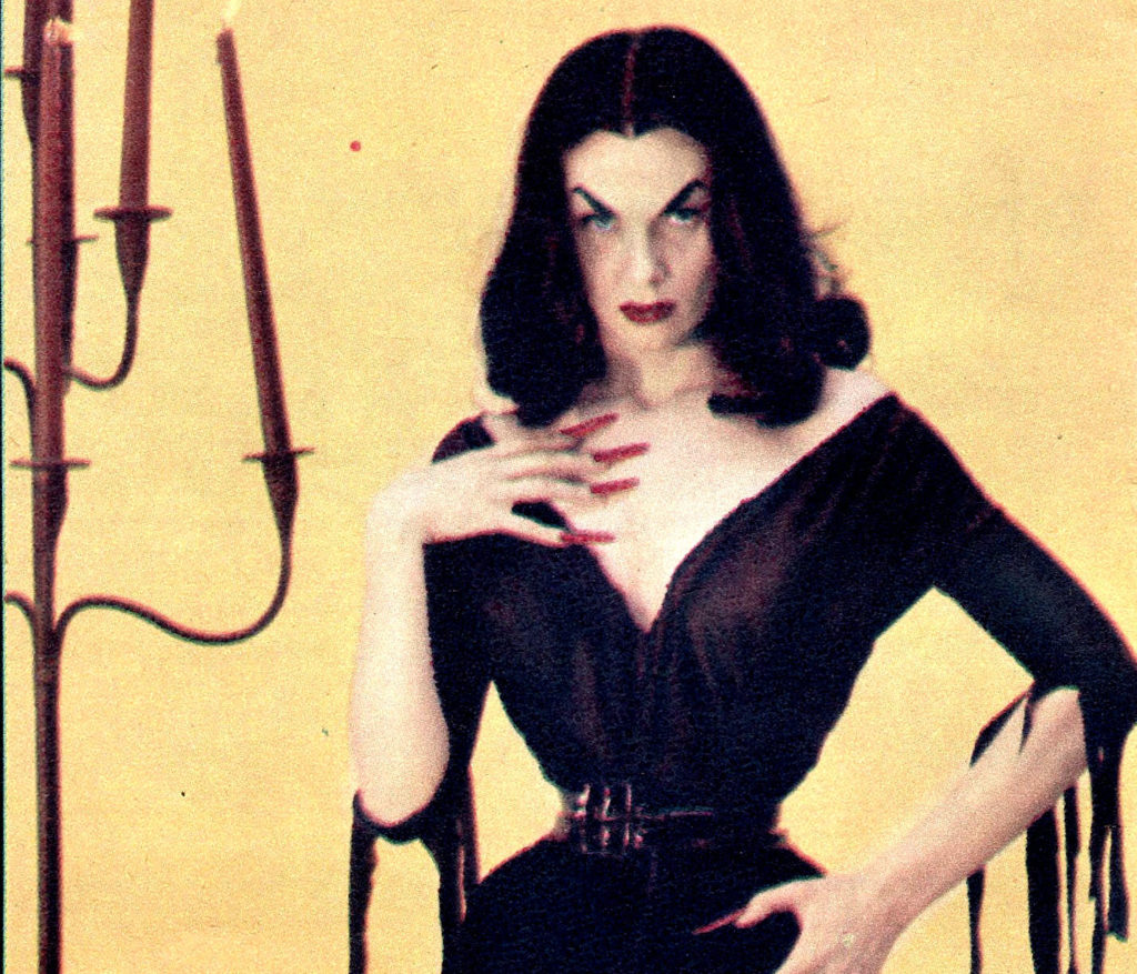 How Creature Features and Horror Hosts Became a Weekend Tradition - Maila Nurmi as Vampira