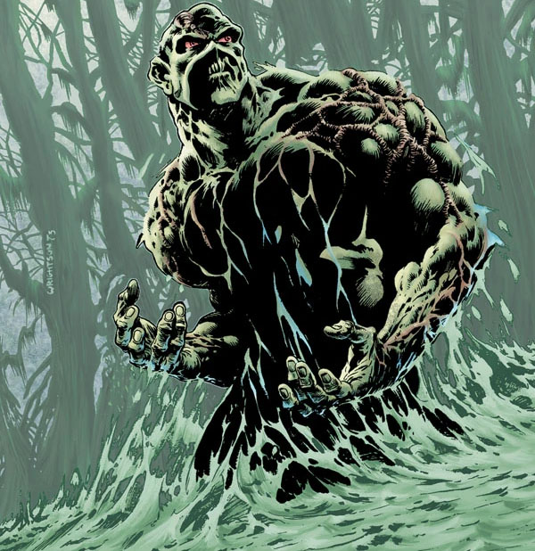 Who Is Swamp Thing DC’s Guardian of the Green Explained - Swamp Thing standing in a swamp