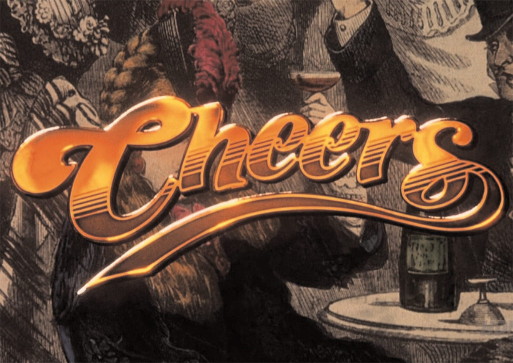 Why Television Theme Songs Used to Be So Memorable - The Cheers Logo used during the opening theme song