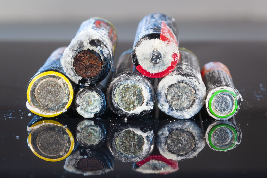 how to store action figures - corroded batteries